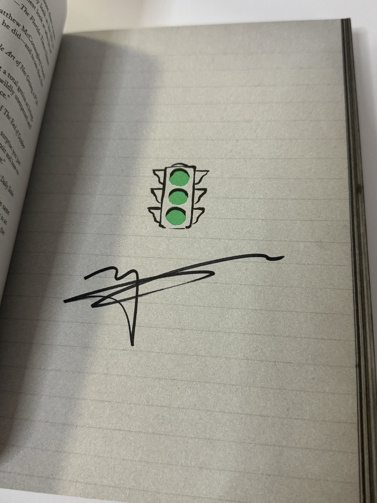 Matthew McConaughey Autographed Greenlights Paperback Book Signed