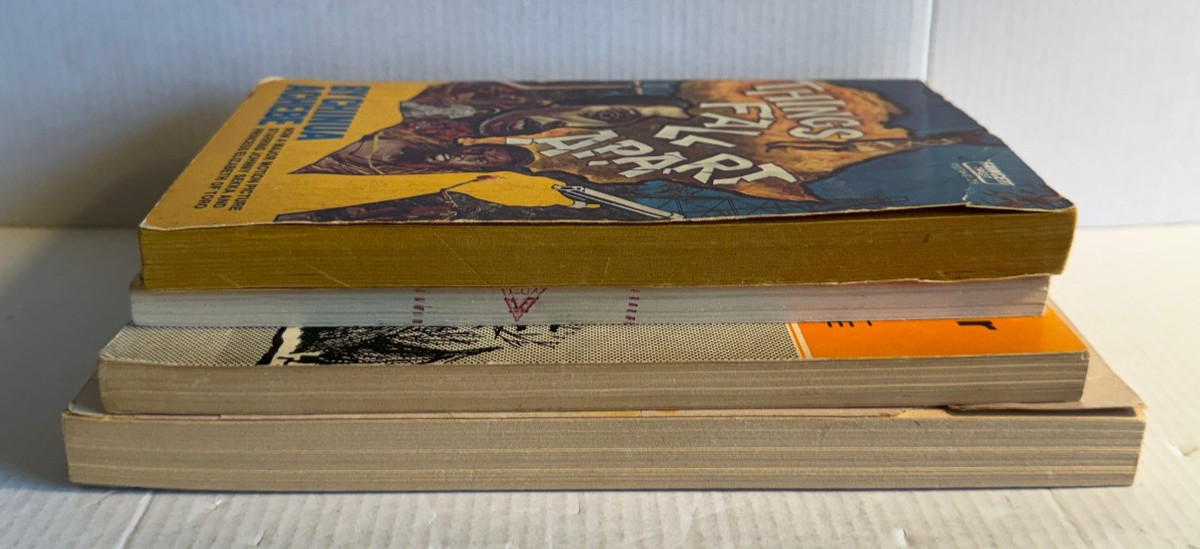 Chinua Achebe Lot Things Fall Apart + No Longer At Ease 4 Vintage Paperbacks