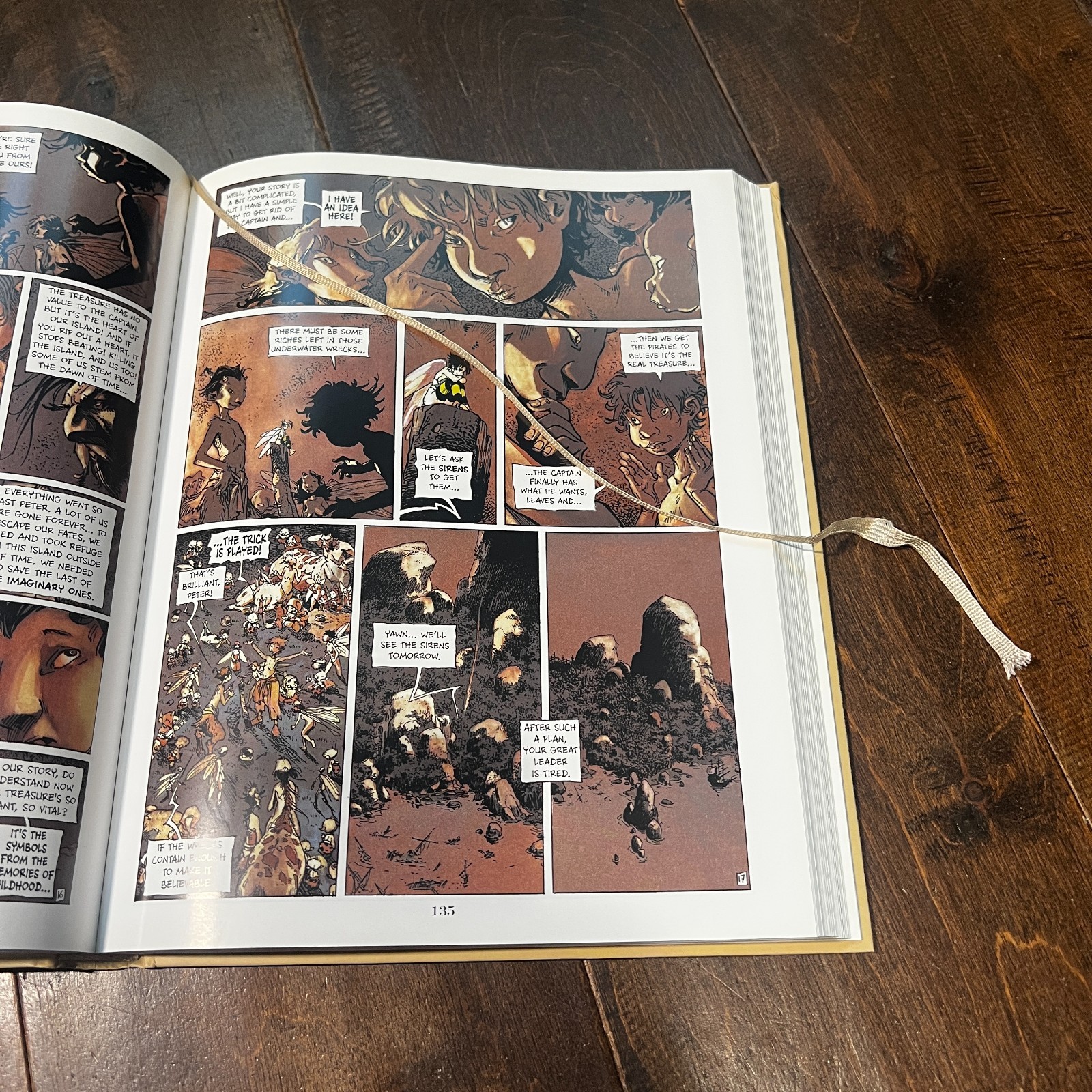 PETER PAN By Regis Loisel 2014 Hardcover Graphic Novel Book French English