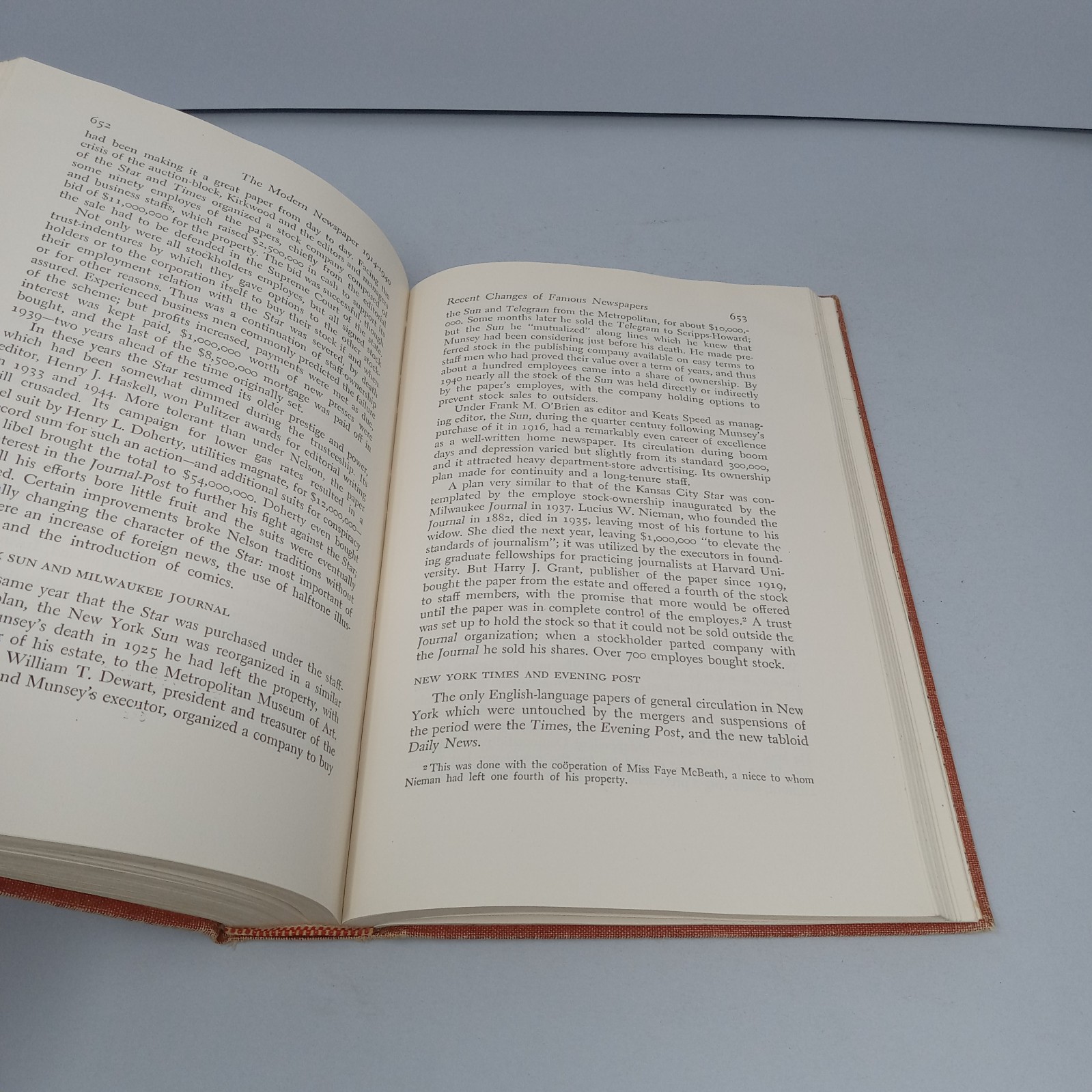 American Journalism: 1950 The Macmillan Company Hardcover Frank Luther Mott
