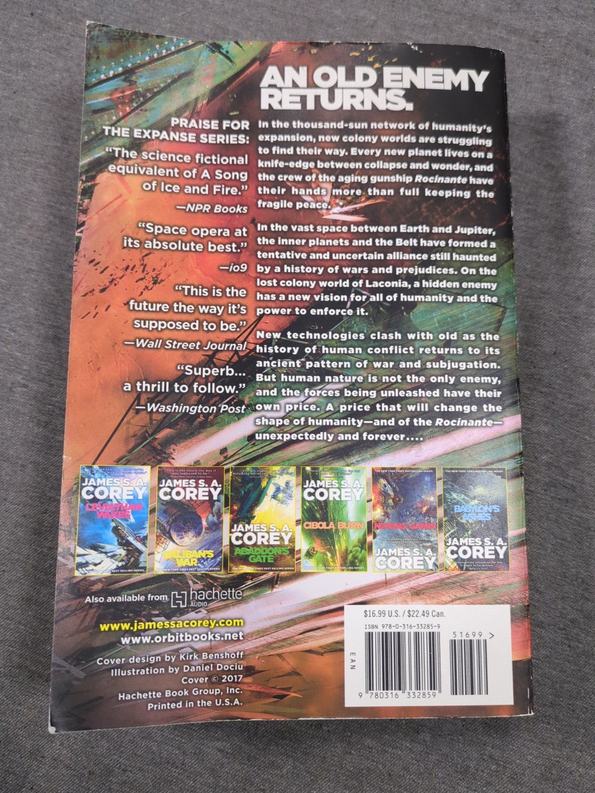 Persepolis Rising James S. A. Corey First Edition 1st Print Trade PB Expanse 7