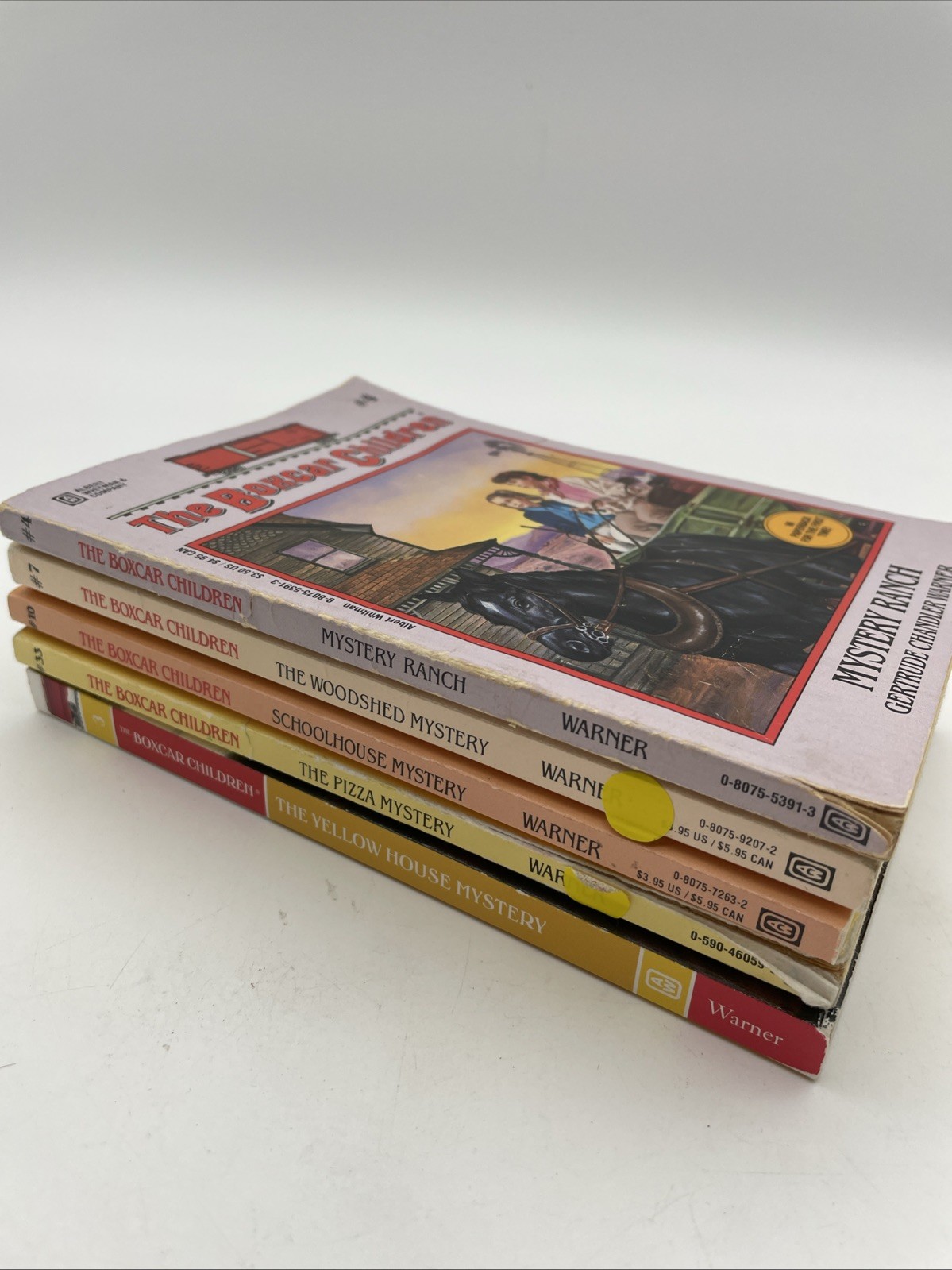 Bundle Lot of 5 – The Boxcar Children Chapter Books by Gertrude Chandler Warner