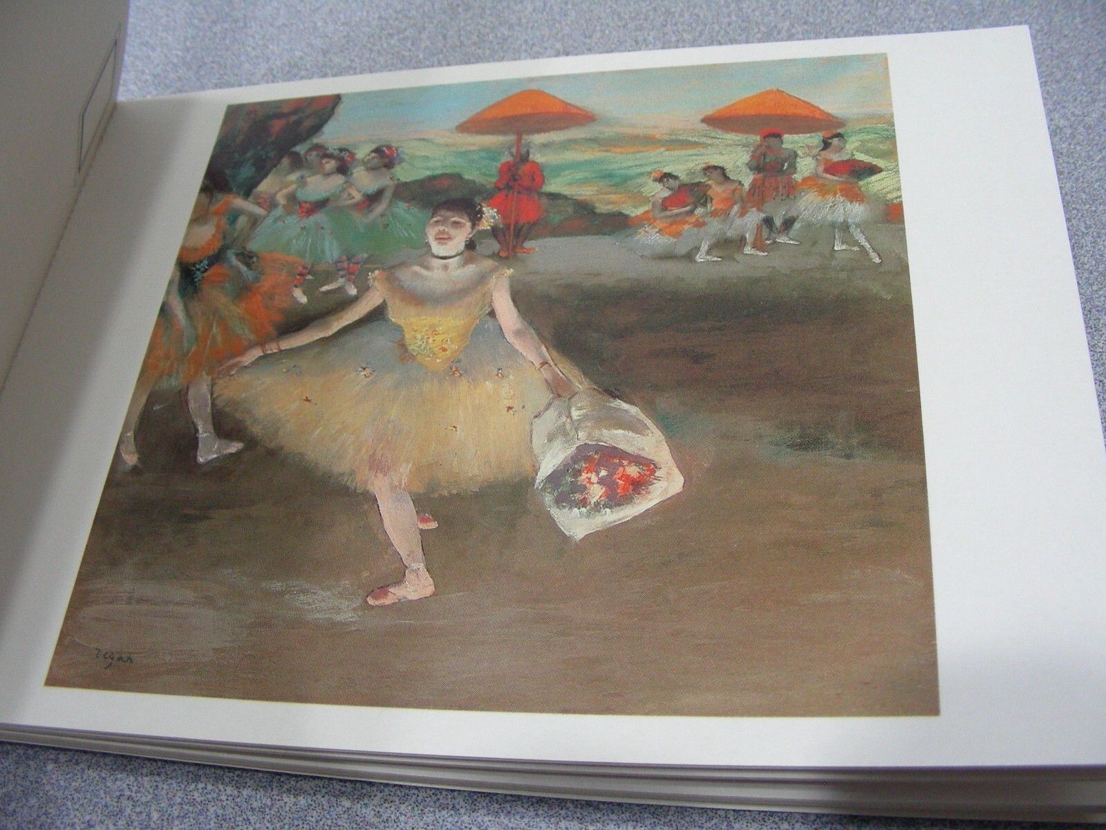 DEGAS – A POSTCARD BOOK – Vintage 1989 Postcard Book (Only 23 of 30 Postcards)