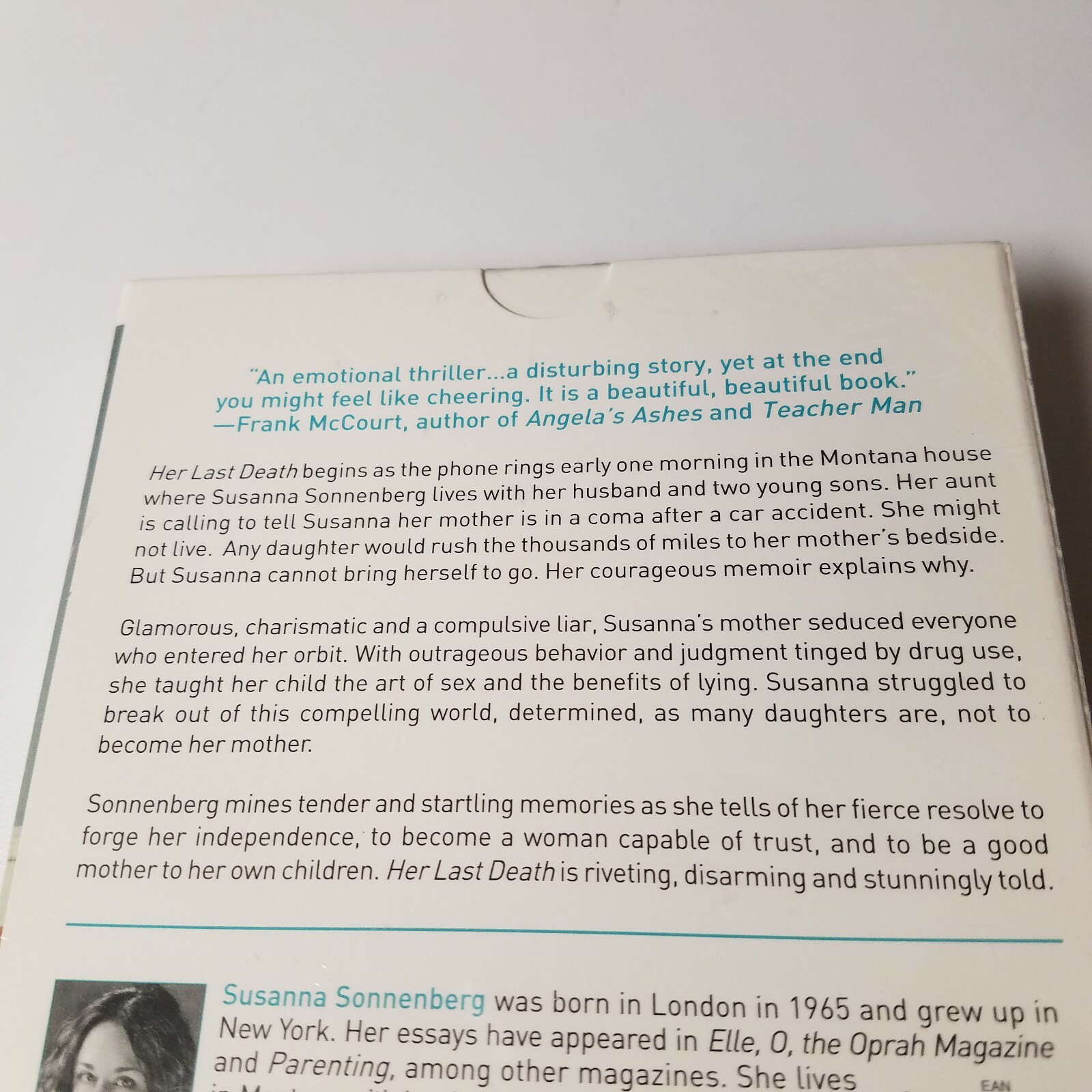 NEW Her Last Death Susanna Sonnenberg Unabridged Read Author CD Audiobook Auther