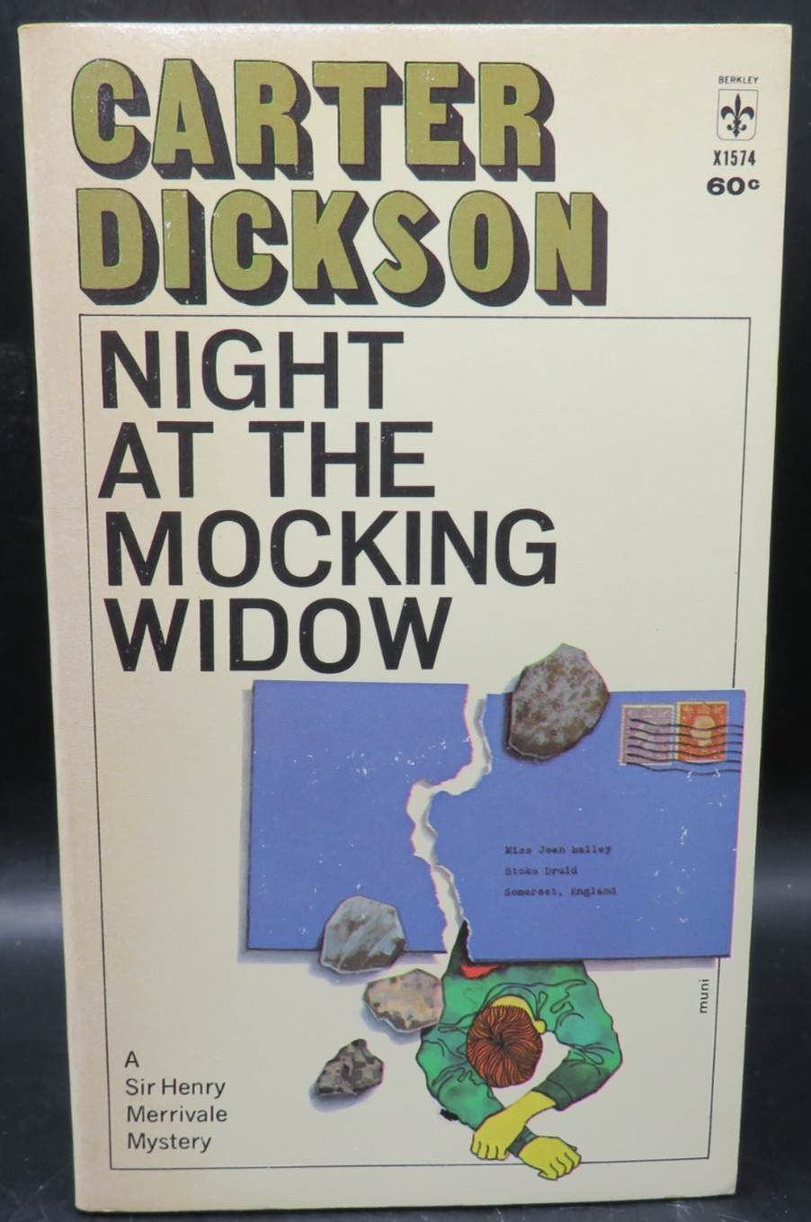 Lot of 5 Carter Dickson Vintage paperbacks Read Description