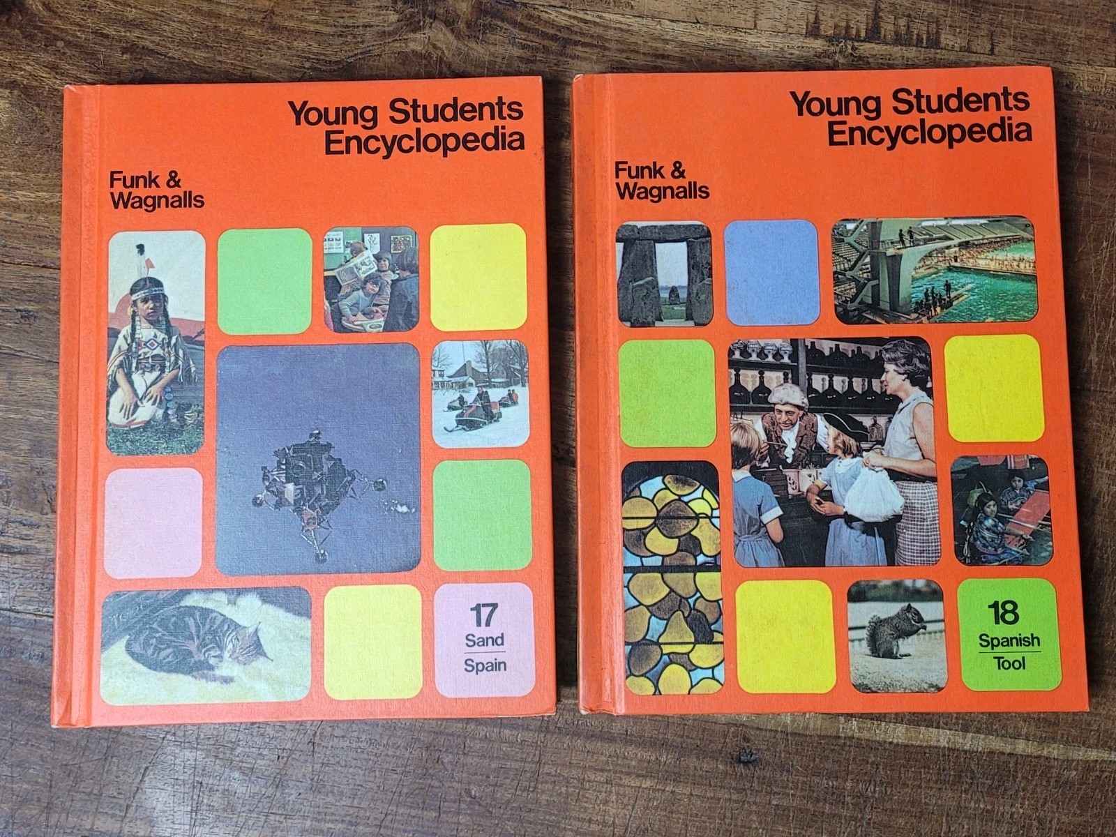 YOUNG STUDENTS ENCYCLOPEDIA (20 VOLUME SET) BY Funk & Wagnalls HARDCOVER 1972/73