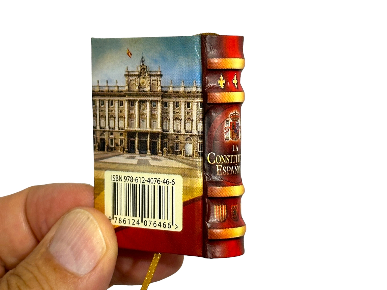 new La Constitución Española mini book hardcover 302 pages in Spanish 2.16″ high