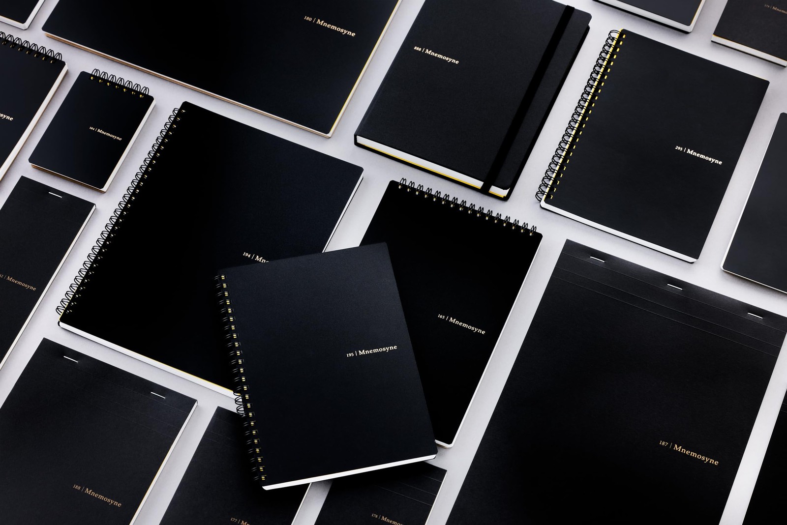 Mnemosyne Legal Pad- A5, 8.27″ x 5.83″, 50 Sheets / 100 Pages, 8mm Wide Ruled…