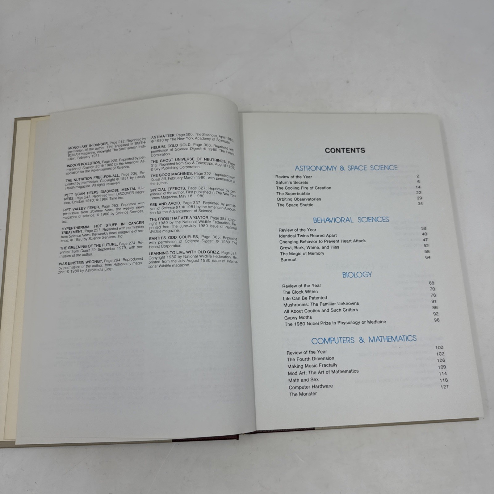 Funk and Wagnalls Science Yearbook 5 Hardcover Supplement Volume Lot 1980 – 1984
