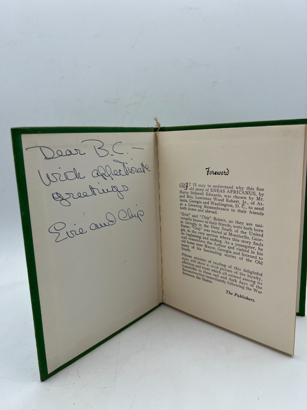 Eneas Africanus Harry Stillwell Edwards 1951 Hardcover Reconstruction