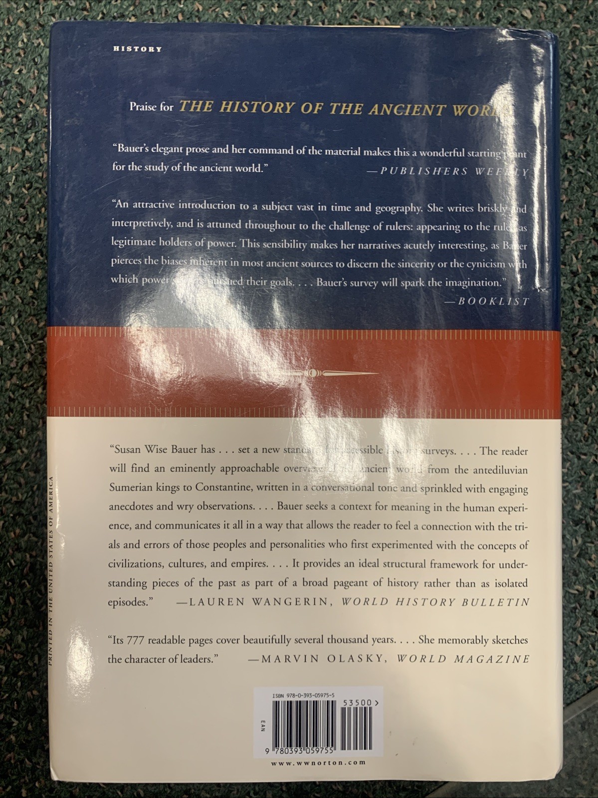The History of the Medieval World by Susan Wise Bauer HC/DJ 2010 Book Club Ed.