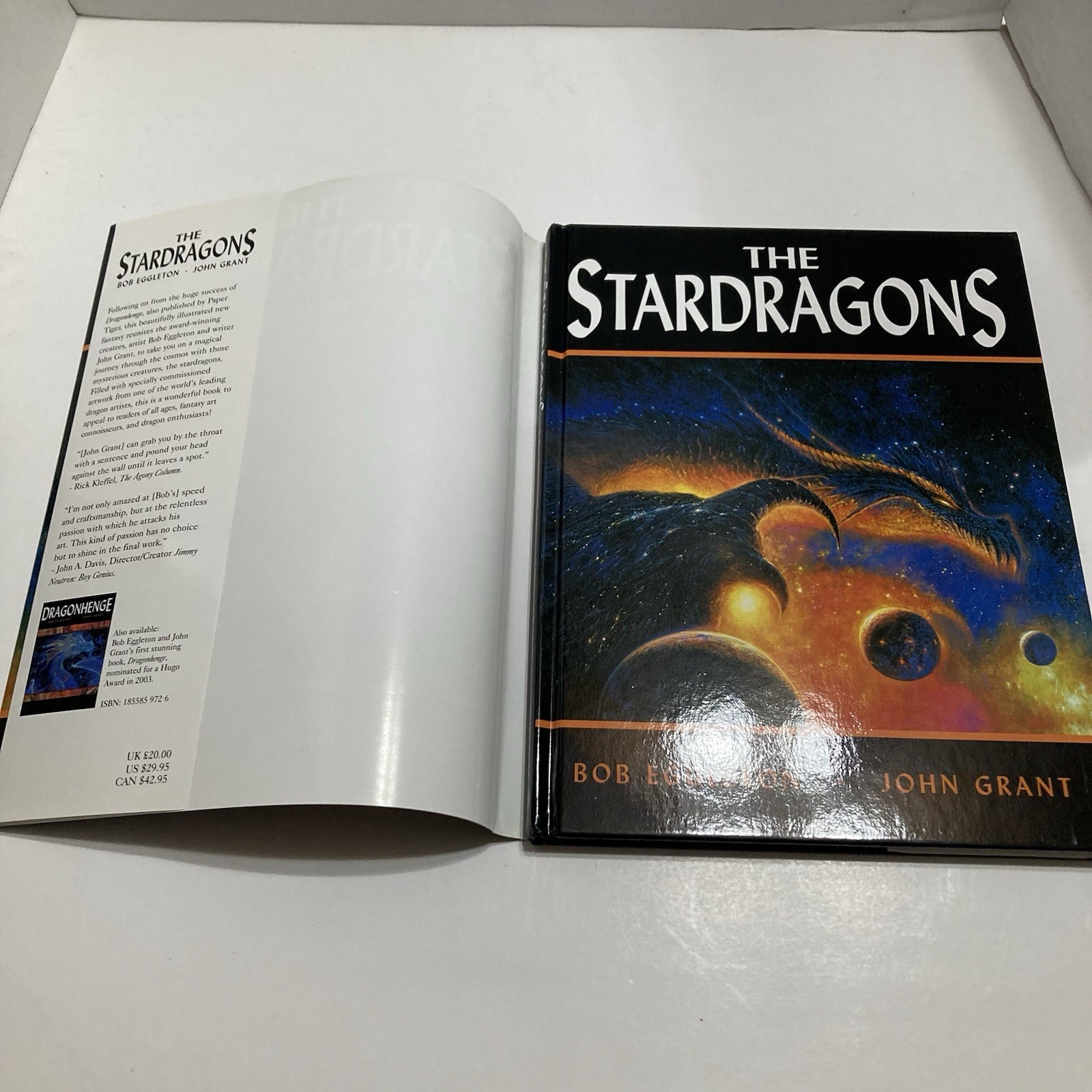 Dragon Henge and Star Dragon Books Lot of 2 Bob Eggleton & John Grant Artistic