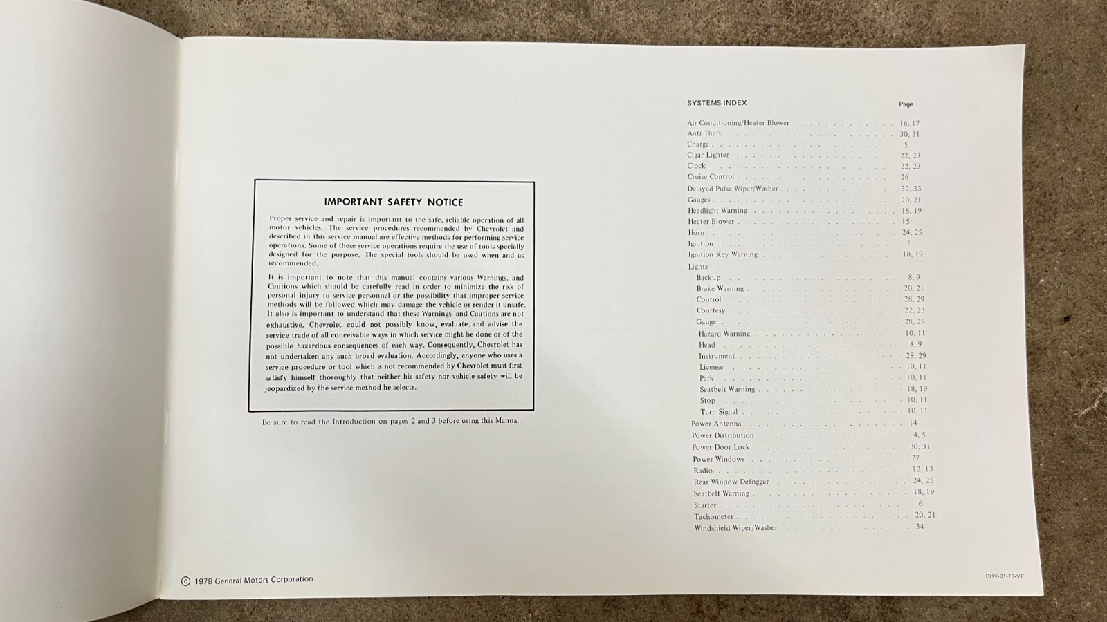 1978 Chevrolet Corvette Electrical Troubleshooting Manual ST-361-78, 25th Anniv.