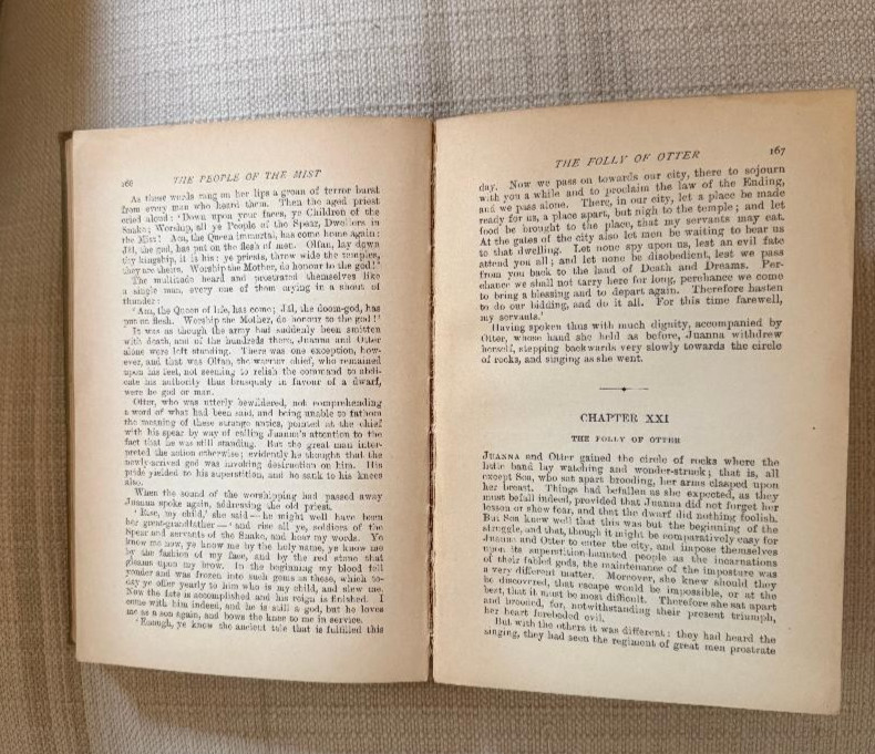 The People of the Mist by H. Rider Haggard 1894 Longmans Green 1st Edition HC