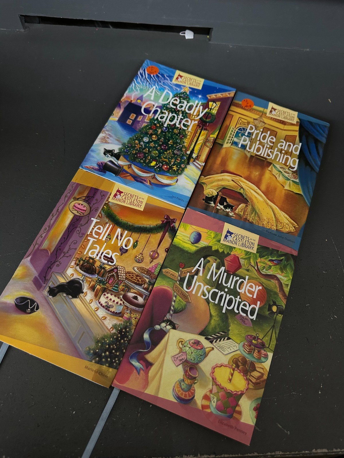 Lot of 9 Secrets of the Castleton Manor Library Hardcover Books Fiction Bundle