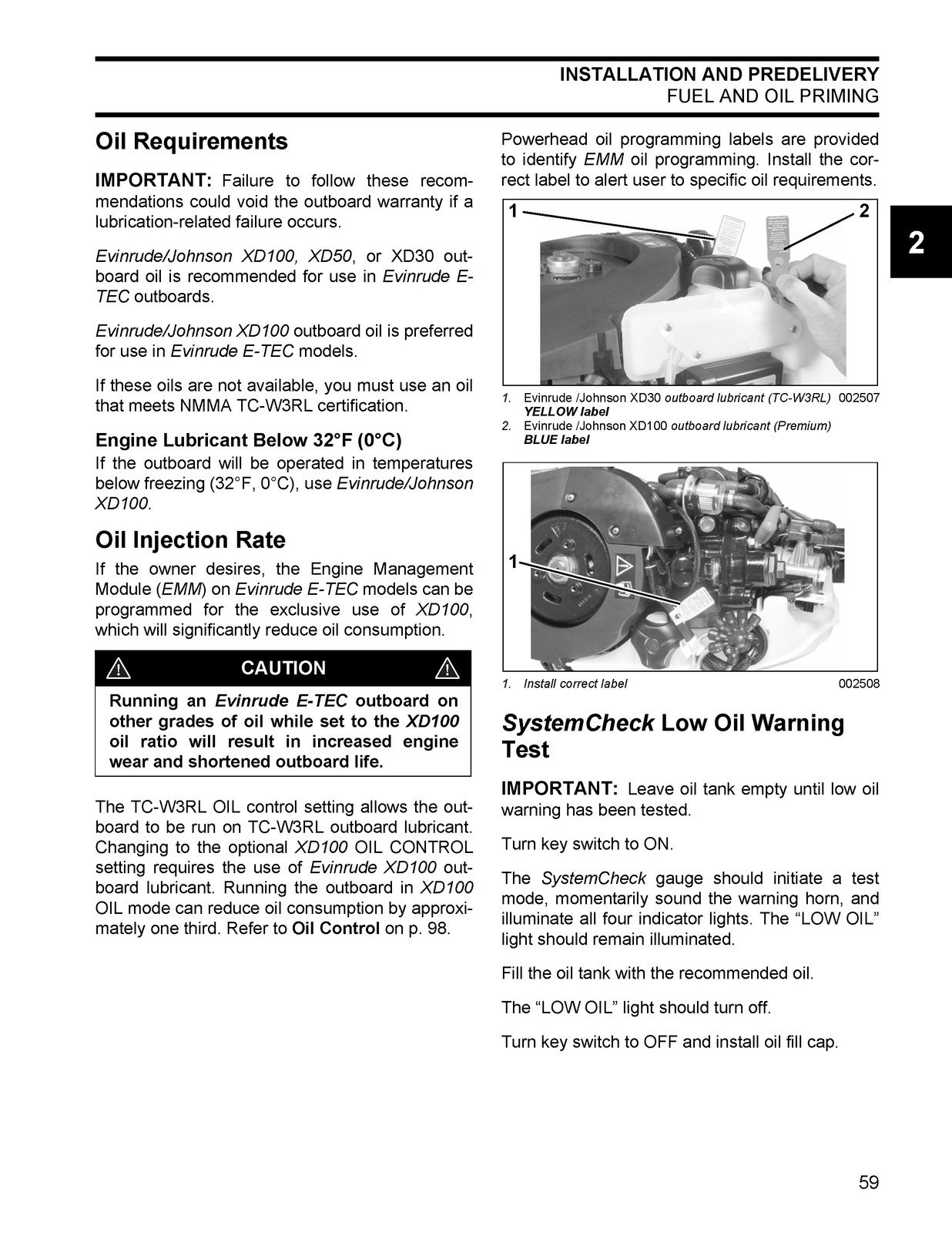 EVINRUDE 75 90 HP ETEC Service Manual 2006, FIXED, FRONT & BACK, XL FOLDOUT PAGE