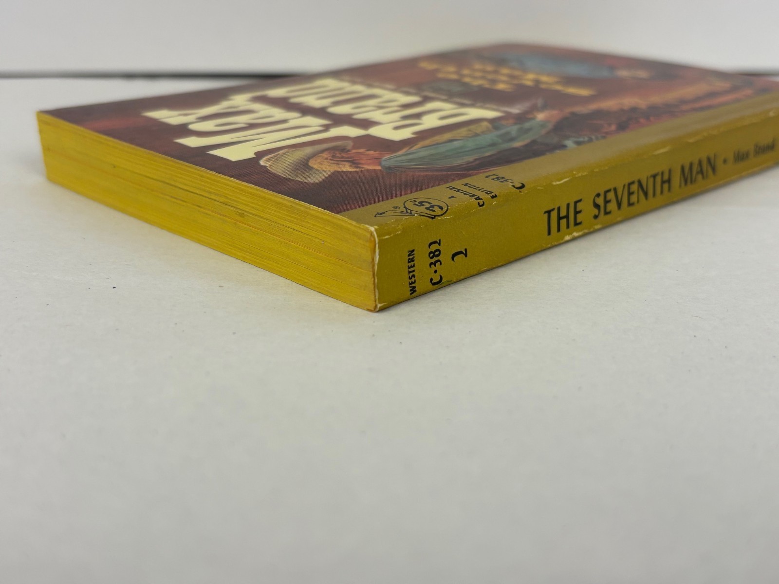 The Seventh Man by Max Brand – Cardinal Edition #C‑382 1st Printing Nov 1959 VG+