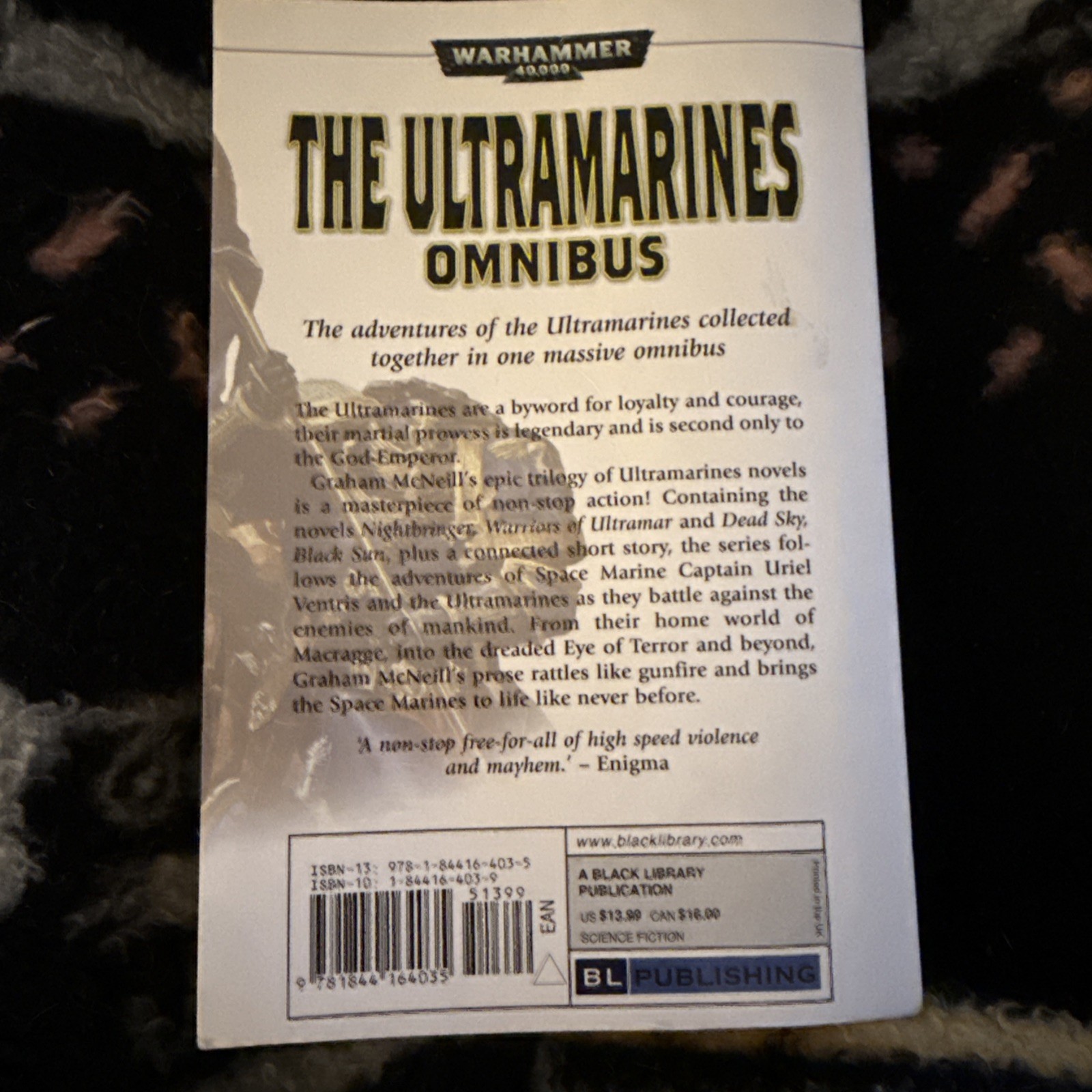 Ultramarines Omnibus by Graham Mcneill (2008, Trade Paperback)