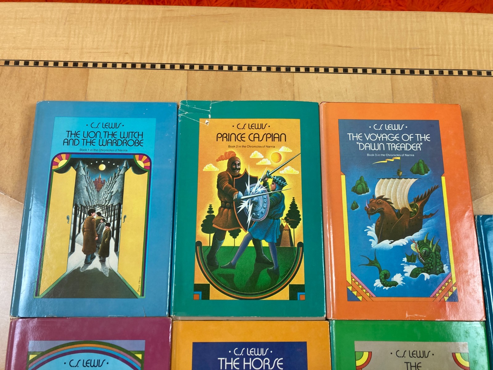 The Chronicles of Narnia – 7 Volume HB Set – C.S. Lewis – Book Club Editions