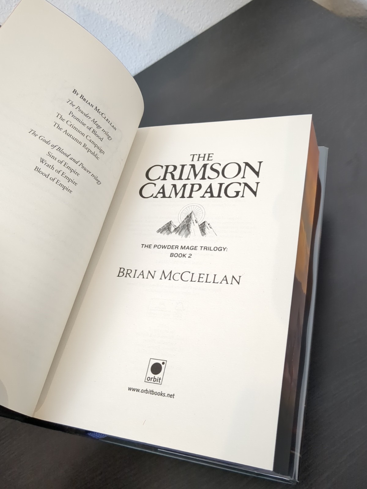 The Powder Mage Trilogy by Brian McClellan – Broken Binding – Tier 2 Unsigned