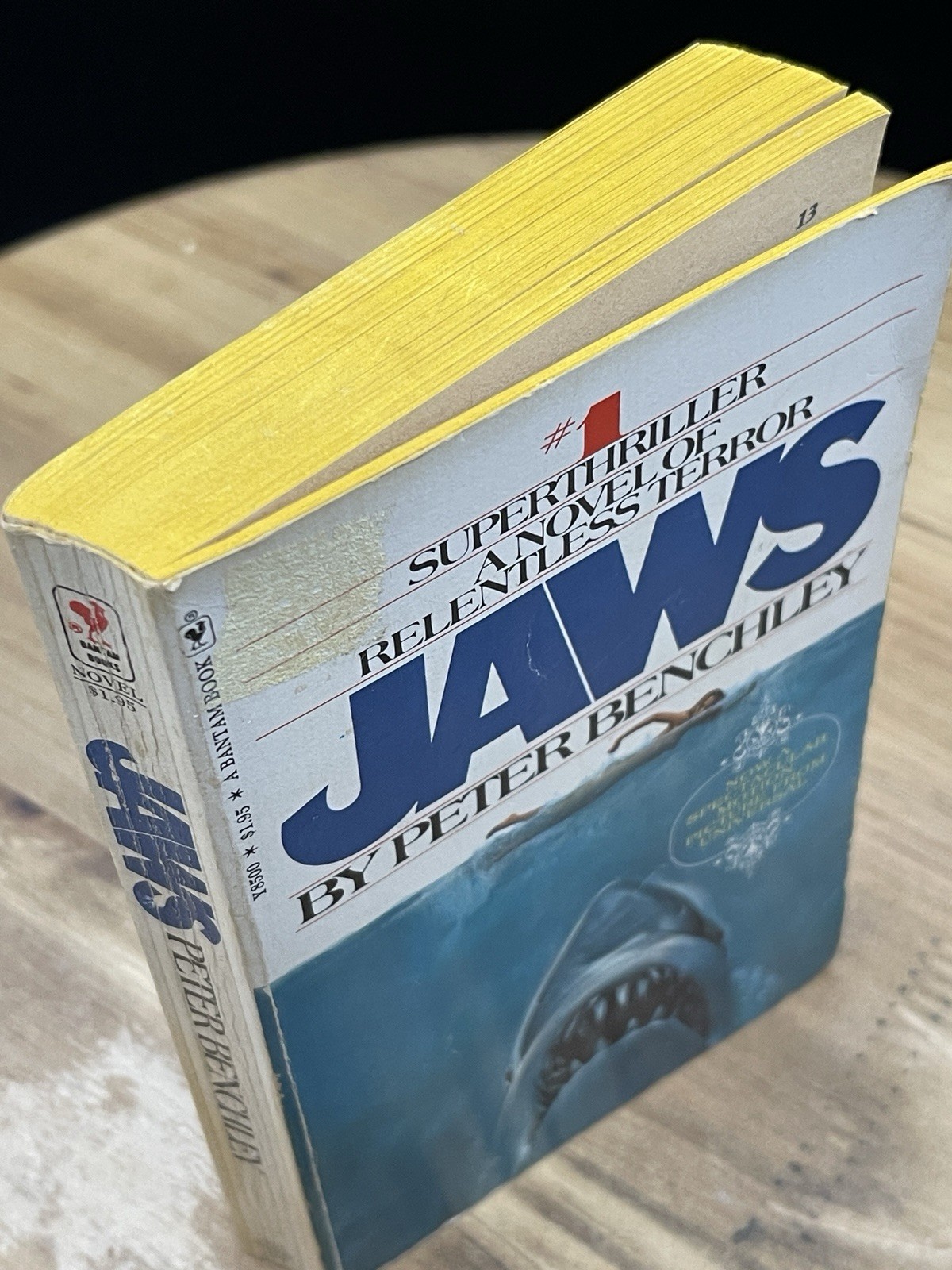 Jaws 1974 Peter Benchley, Bantam Edition Paperback 20th Printing