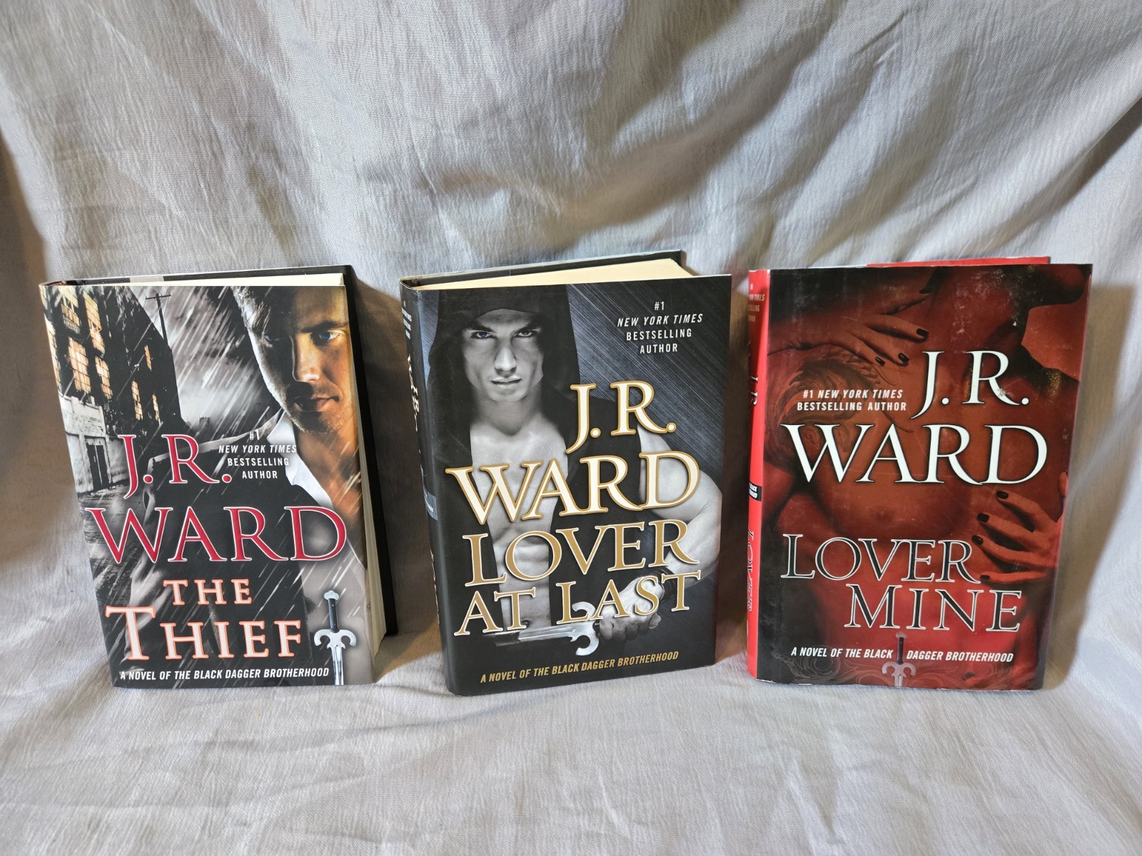 J.R. Ward lot of 3 books Hardcover Black Dagger Brotherhood Series Lover