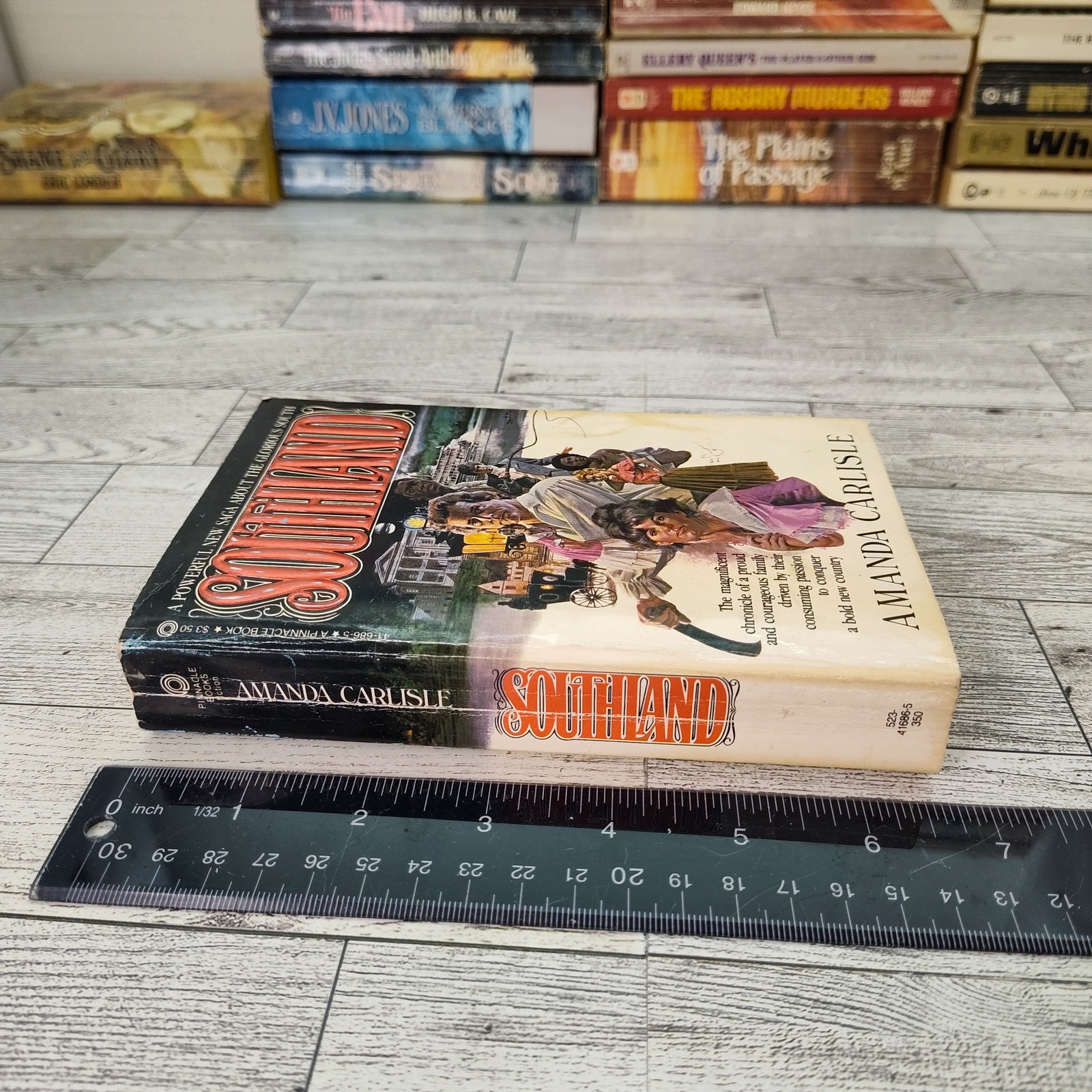 Southland Amanda Carlisle 1982 Pinnacle 1st Print Paperback Historical Fiction