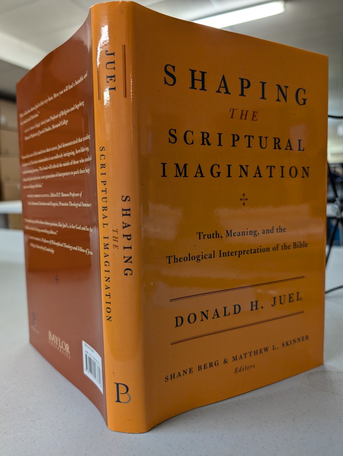 Shaping the Spiritual Imagination Donald Juel 2011 DJ HB VG 240709