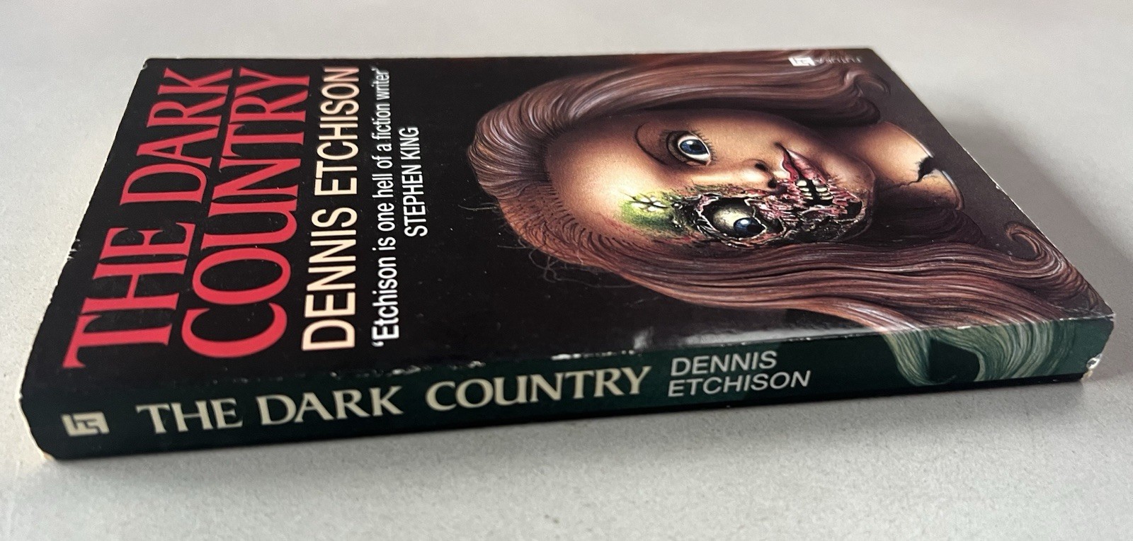 Vintage 1982 The Dark Country Dennis Etchison Paperback Horror Fiction Book