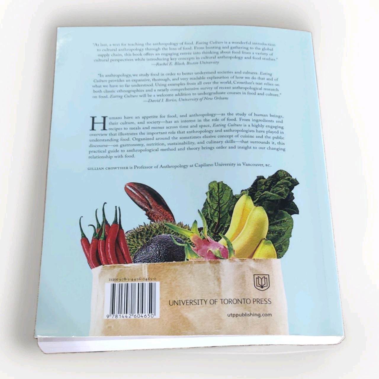 Eating Culture by Gillian Crowther, Univ of Toronto Press 2013 PB