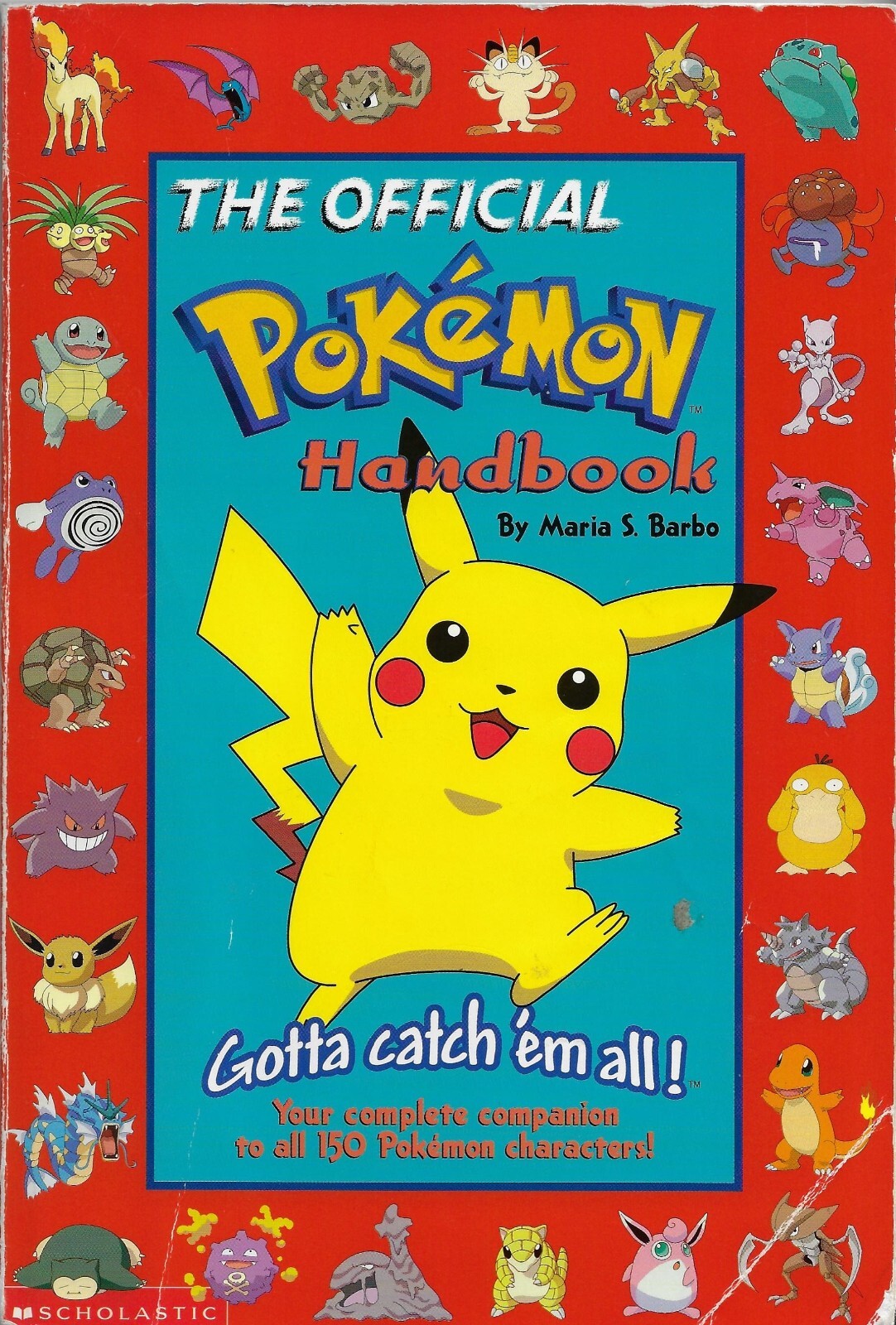 NINTENDO 1999 POKEMON OFFICIAL HANDBOOK, Scholastic Inc. – Maria Barbo, vintage