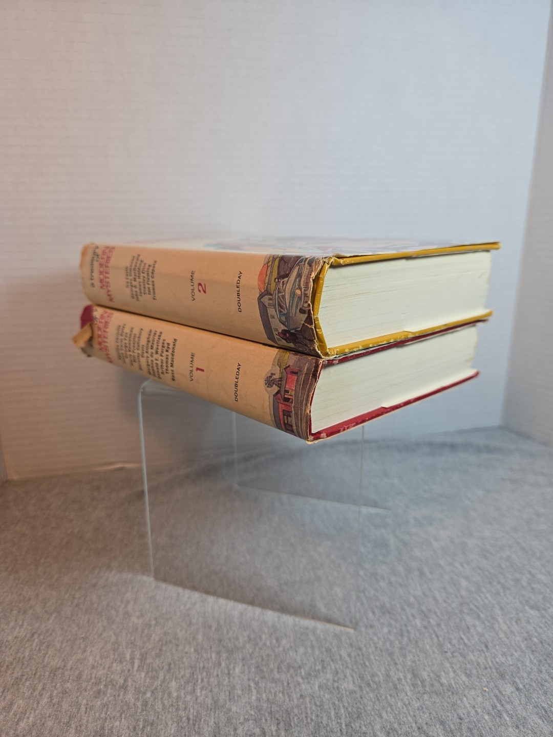 Treasury of Modern Mysteries, Volume 1 & 2 ~ Various Authors, 1973 BCE HCDJ