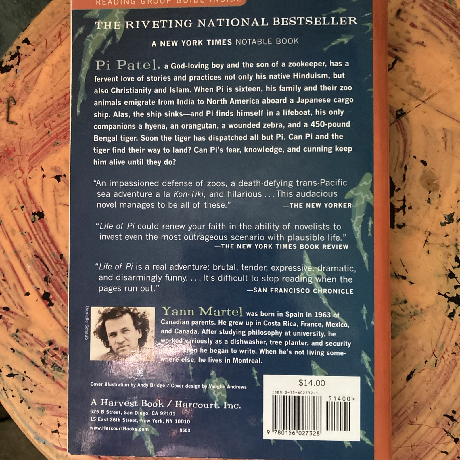 Life of Pi : A Novel by Yann Martel (2003, Trade Paperback)