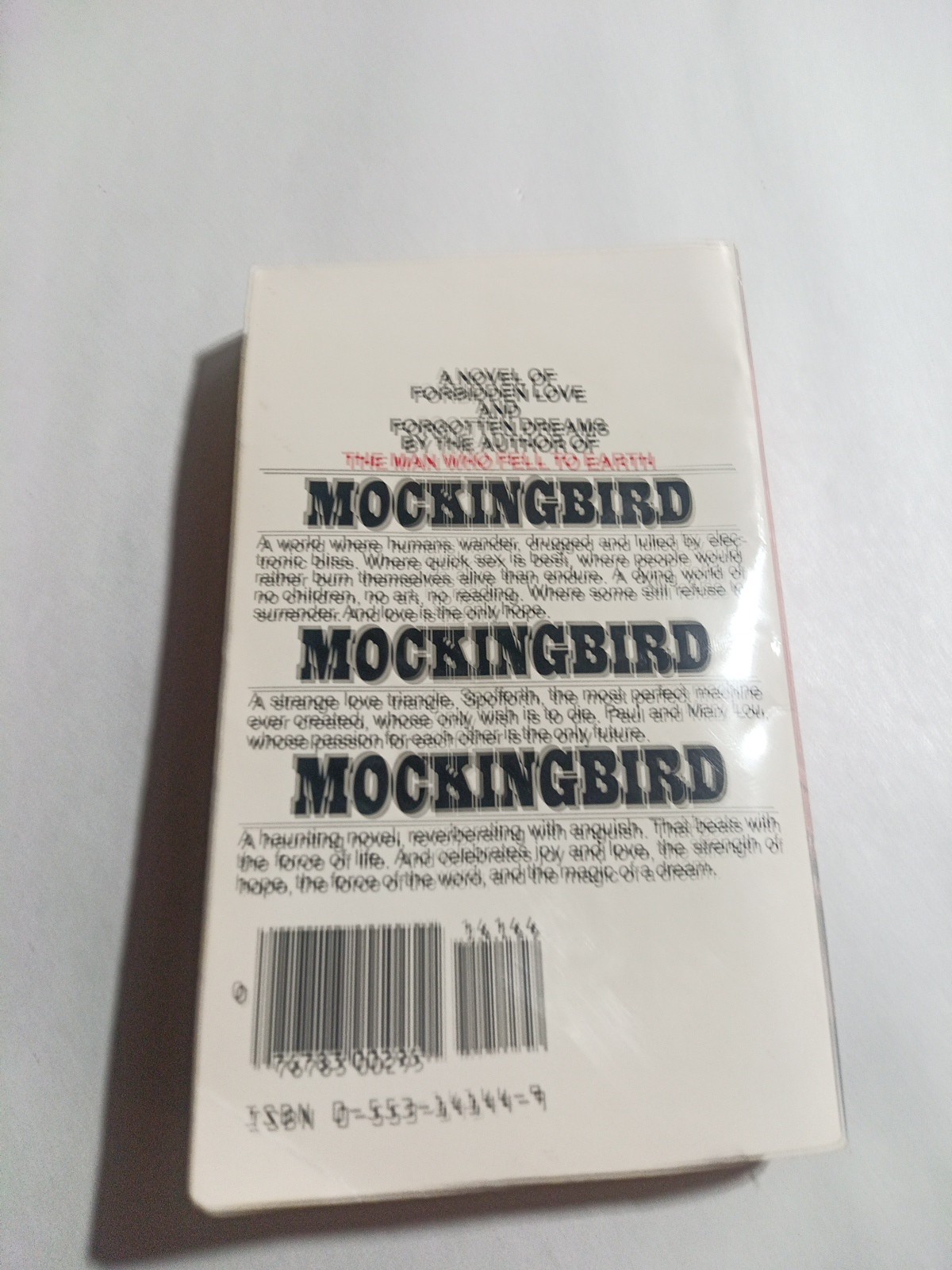Mockingbird by Walter Tevis 1981 Paperback 1st Bantam Edition