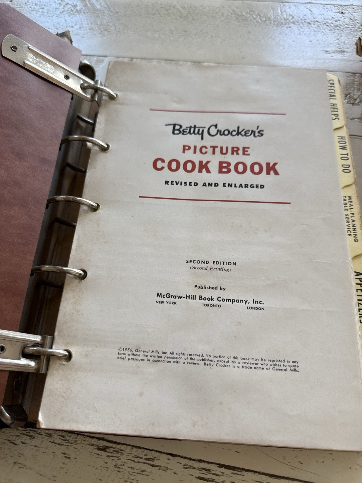Betty Crocker Cookbook Lot 2 HC Spiral Picture Cook Book Revised 1956 1978