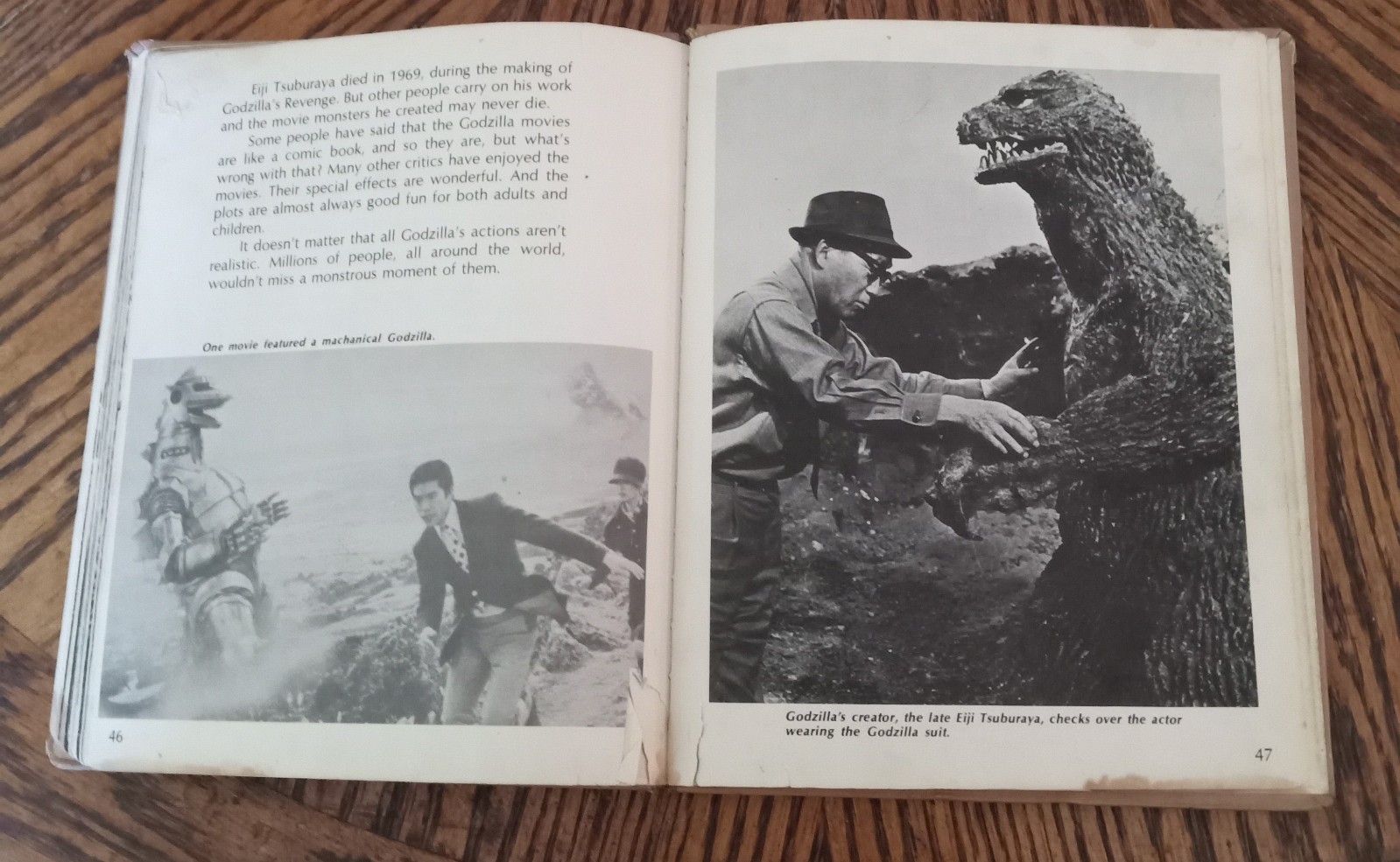 Godzilla Crestwood House Book Ian Thorne HC 1977 Rough Shape but Complete