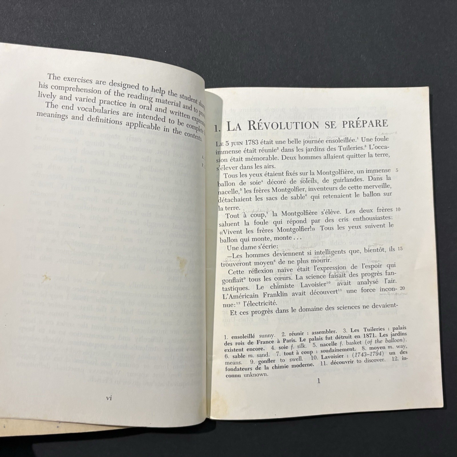 Les Droits de l’Homme Pages d’histoire de France Livre 2 Langellier 1963