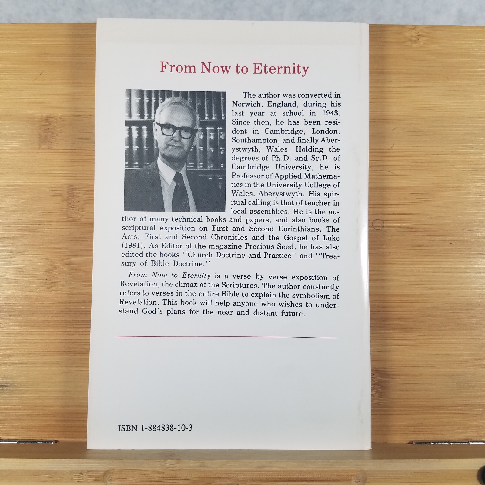 From Now to Eternity: The Book of Revelation – Softcover by John Heading