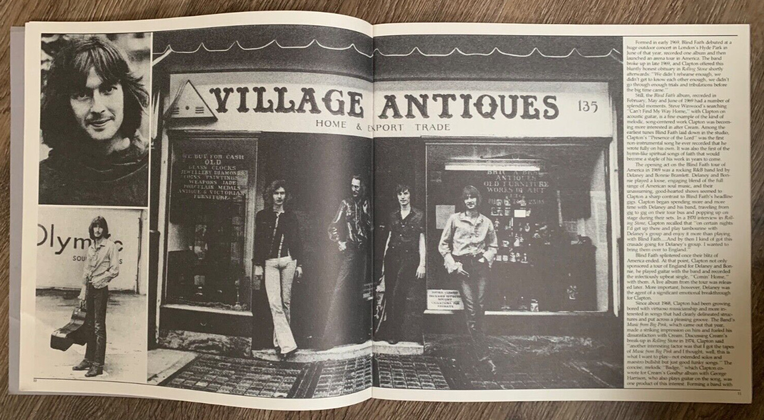 Eric Clapton Crossroads (Matte Finish/11.5″x11.5″) Magazine Program 30 pages VG+
