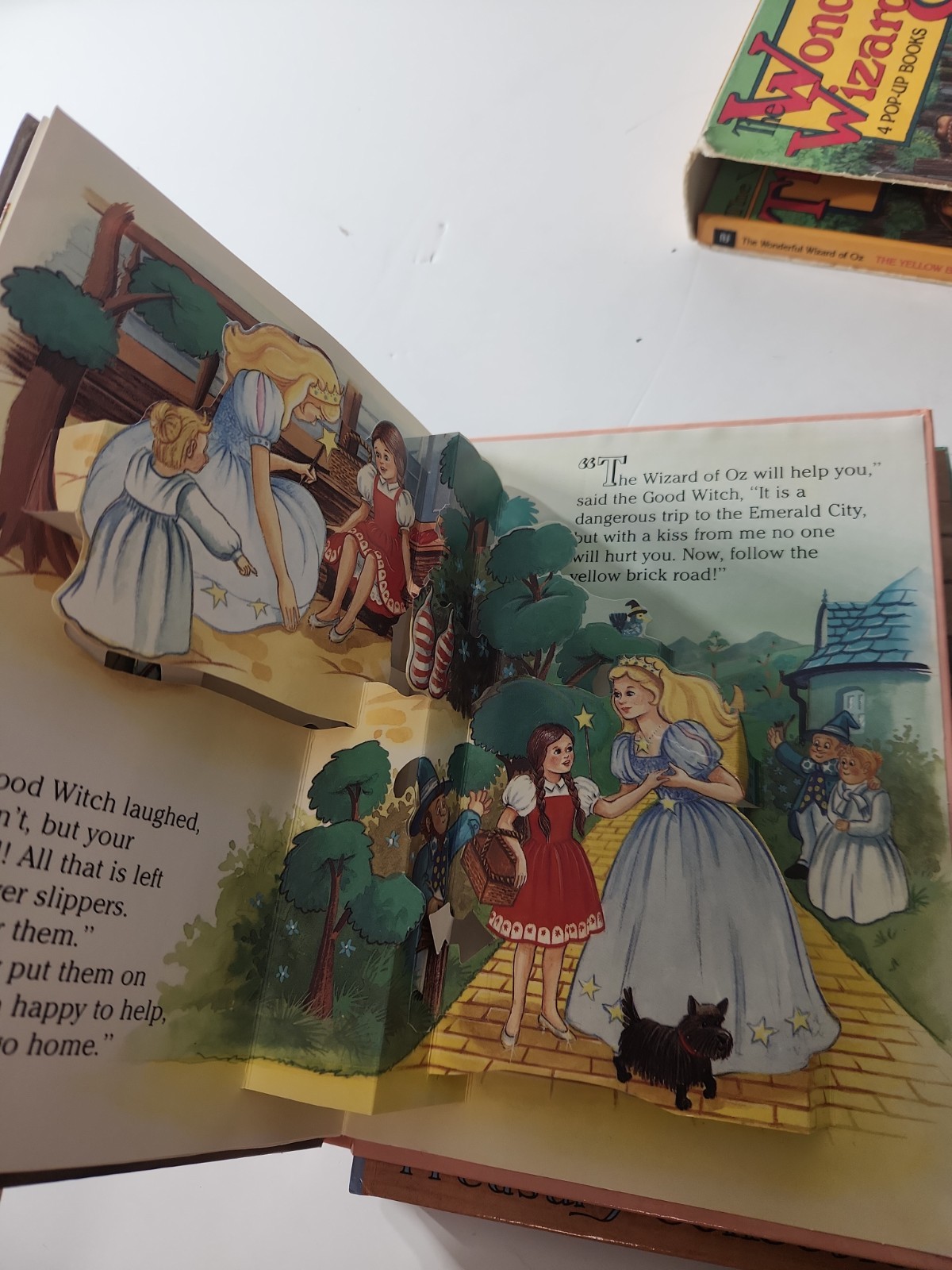 The Wonderful Wizard Of Oz Set 4 Pop Up Books Treasury Collection 1991 Box Set
