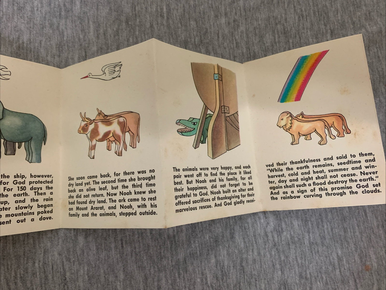 Vintage Noah’s Ark Booklet Muhlenberg Press West Germany