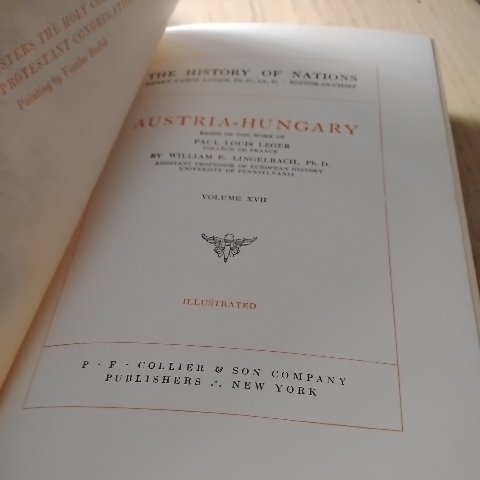 History of Nations Vol 17 Austria-Hungary 1928 Hardcover