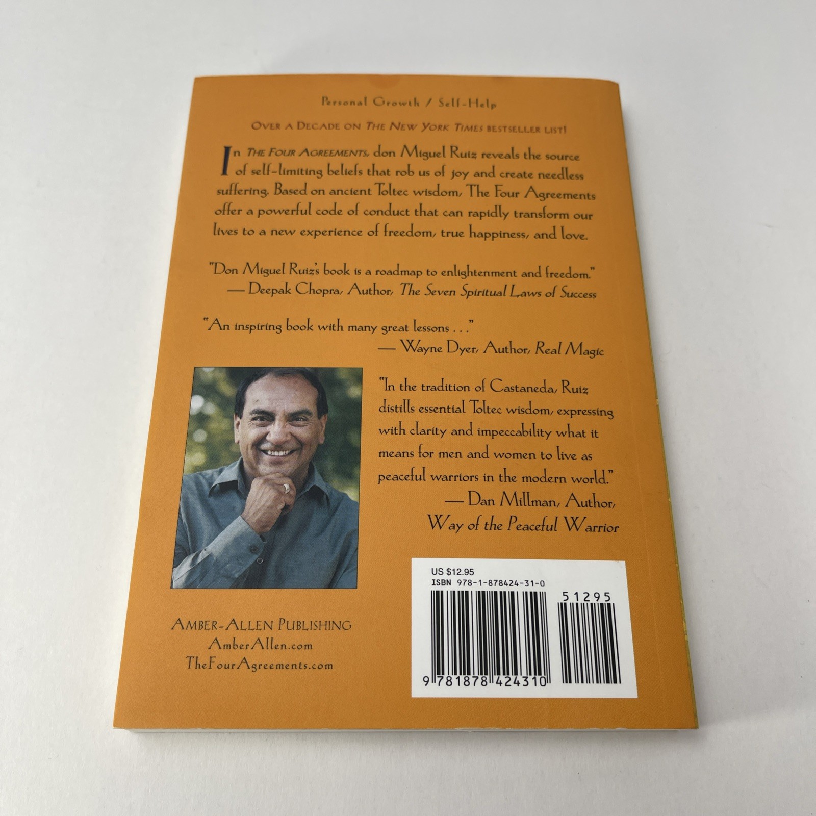 New The Four Agreements – Don Miguel Ruiz Paperback 1997