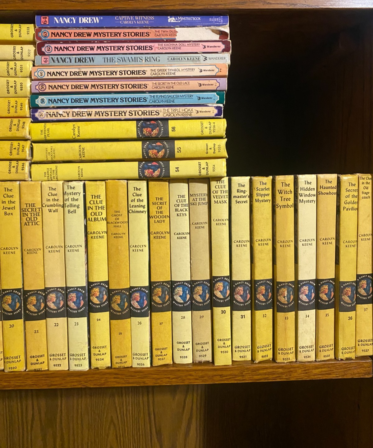 Nancy Drew Complete Set 1–64 (Includes 1–56) Matte & Paperback