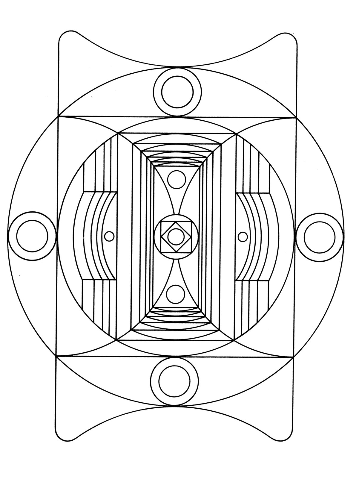 Dover Publications Geometrical Design Coloring Book