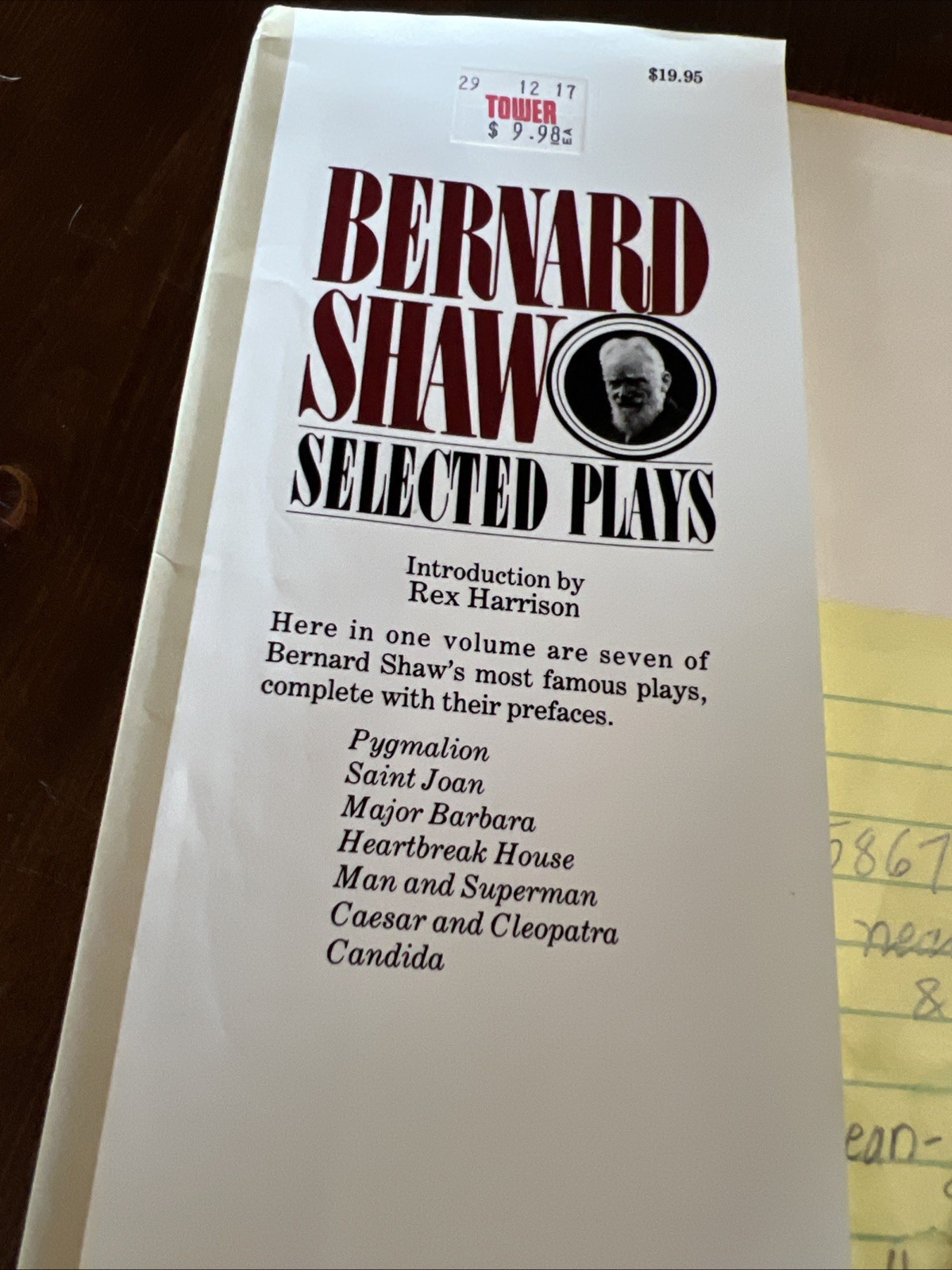 Selected Plays by George Bernard Shaw (1981, Hardcover – GOOD