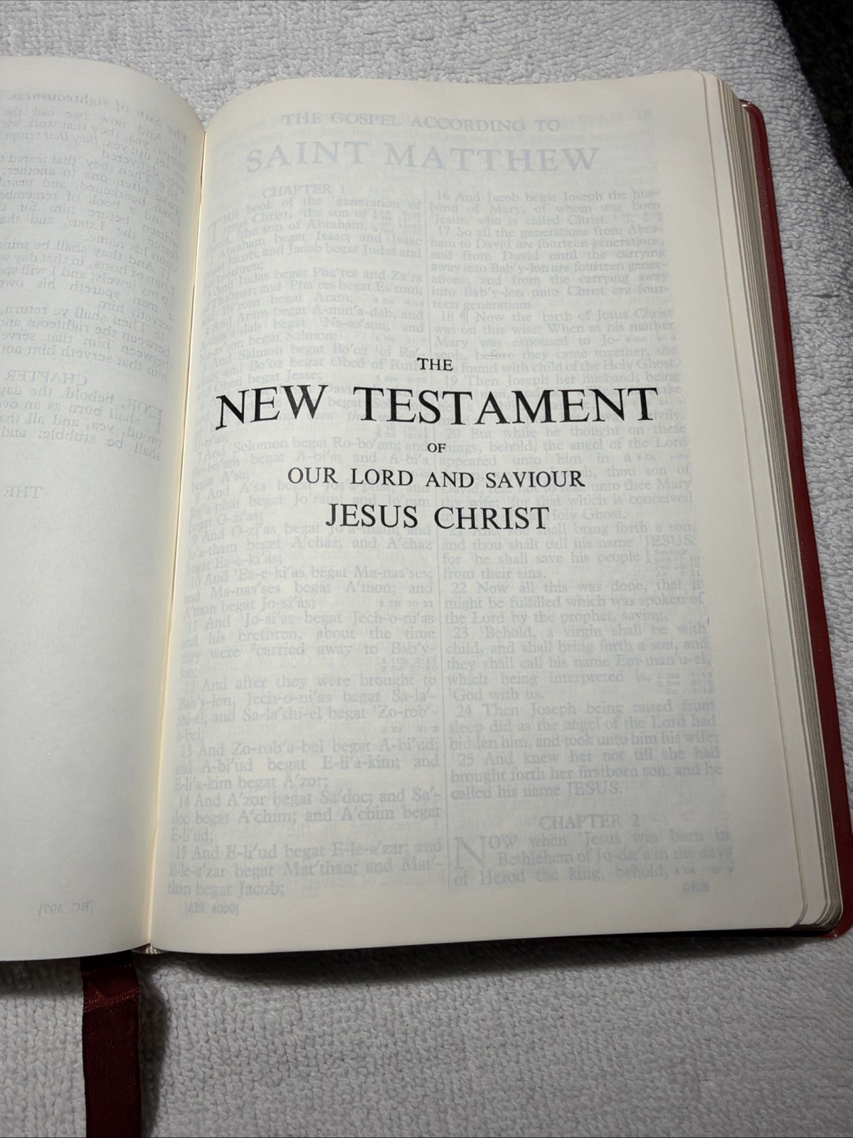 Holy Bible Red Letter Verse Reference Concordance Holman Company Ref Jewel Ed