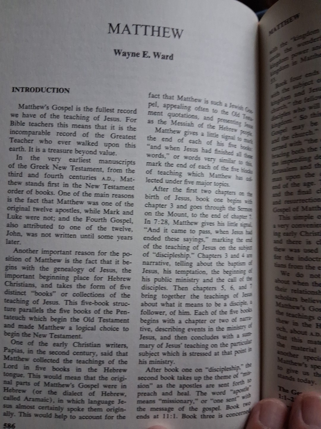 The Teacher’s Bible Commentary – Paschall & Hobbs – 1972 HC/DJ. 824 Pages. ❤