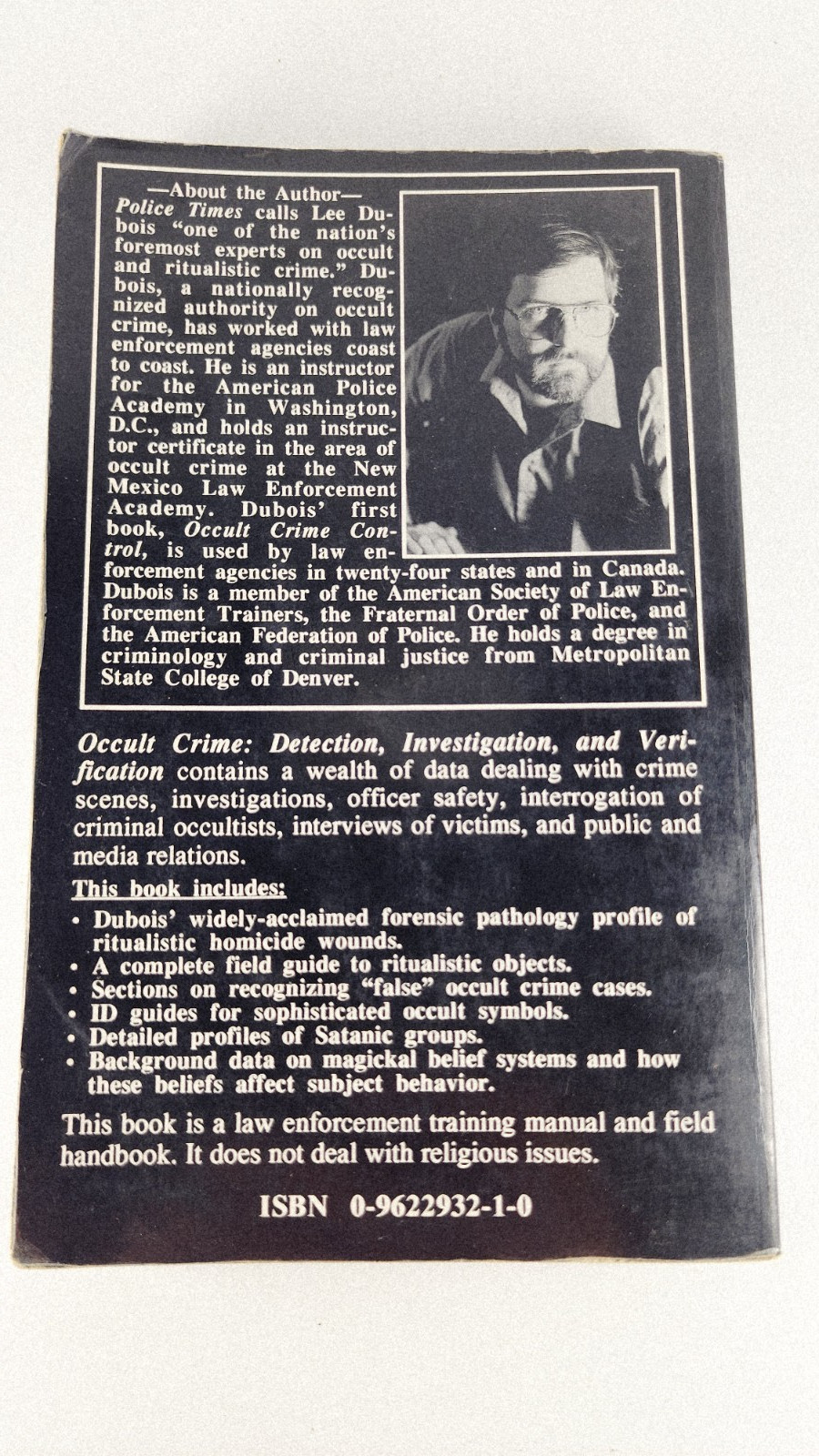 Occult Crime: Detection, Investigation, Verification, William Edward Lee Dubois
