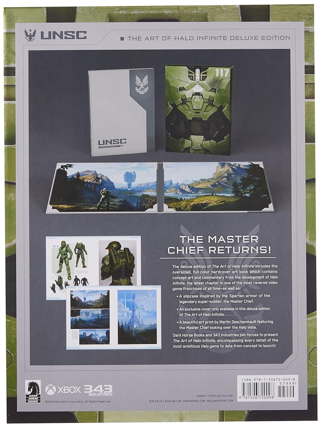 BRAND NEW Art of Halo Infinite Deluxe Edition 343 Industries Microsoft Hardcover